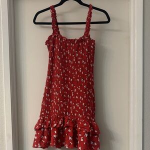 Guess rust Floral Kids Dress